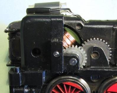 Wechselstrommotor mit Getriebe von der BR24